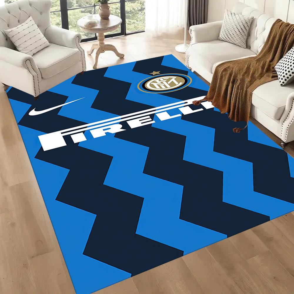 Inter Milan Area Rug Design For Foyer Outdoor Game Room Study Room Antislip Rug Anime Office Decor Birthdaychristmas Gift