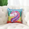 Pillow Unicorn Sequin Cases Cute Cartoon Sofa Cushions Car Decorations Party