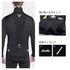 Santic Long Sleeve Cycling Windbreaker Windproof and for Fall and Size L Men's Jersey, Jacket, Cold-Resistant Winter, Black,