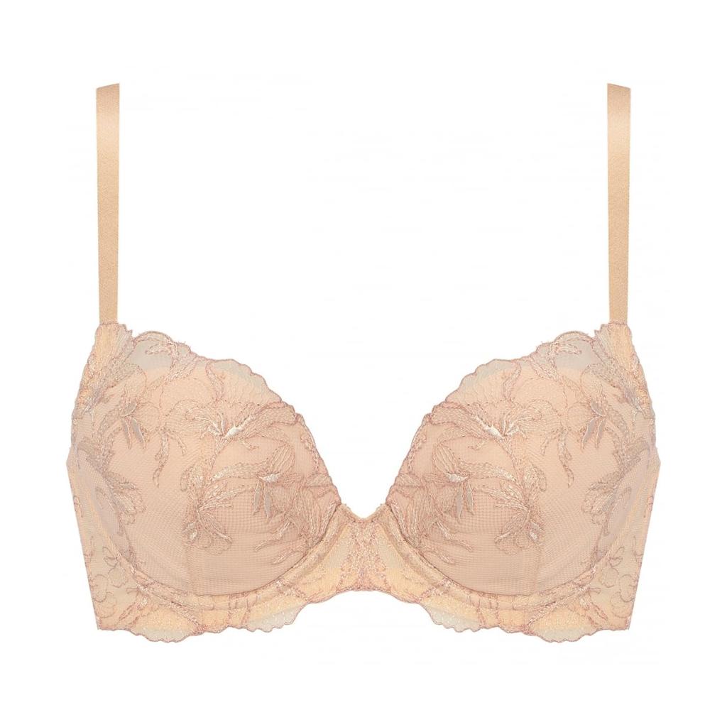Triumph Angel Bra Slimline Super Light 634 M001 Size E75 Bra, (Beige),