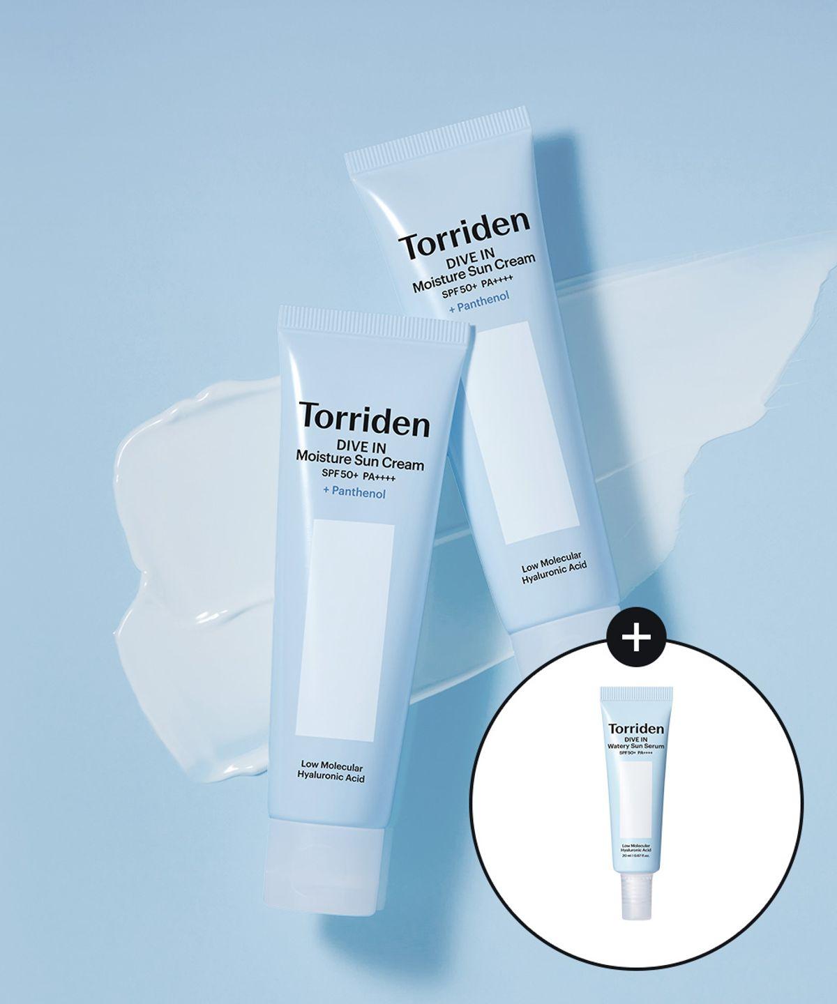 [SET] Dive In Moisture Sun Cream 60ml x 2 (+Sun Serum 20ml)