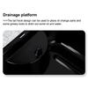 2.5L Oil Drain Pan for Cars Motorcycles Durable PP No Warping for Oil Change and Fluid Collection