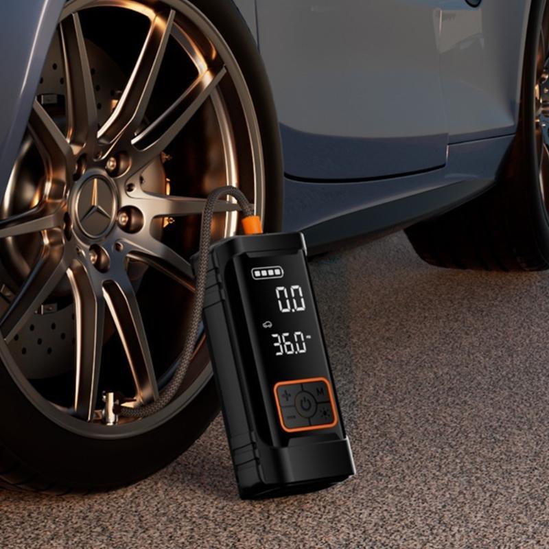 Multifunctional Digital Tire Inflator with Flashlight and Pressure Gauege Portable Air Compressor Universal Air Pumps