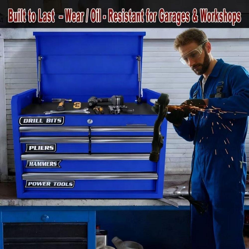 PVC Magnetic Toolbox Labels Easy Identification Tool Box Labels New Reusable Tags  General Tool Box