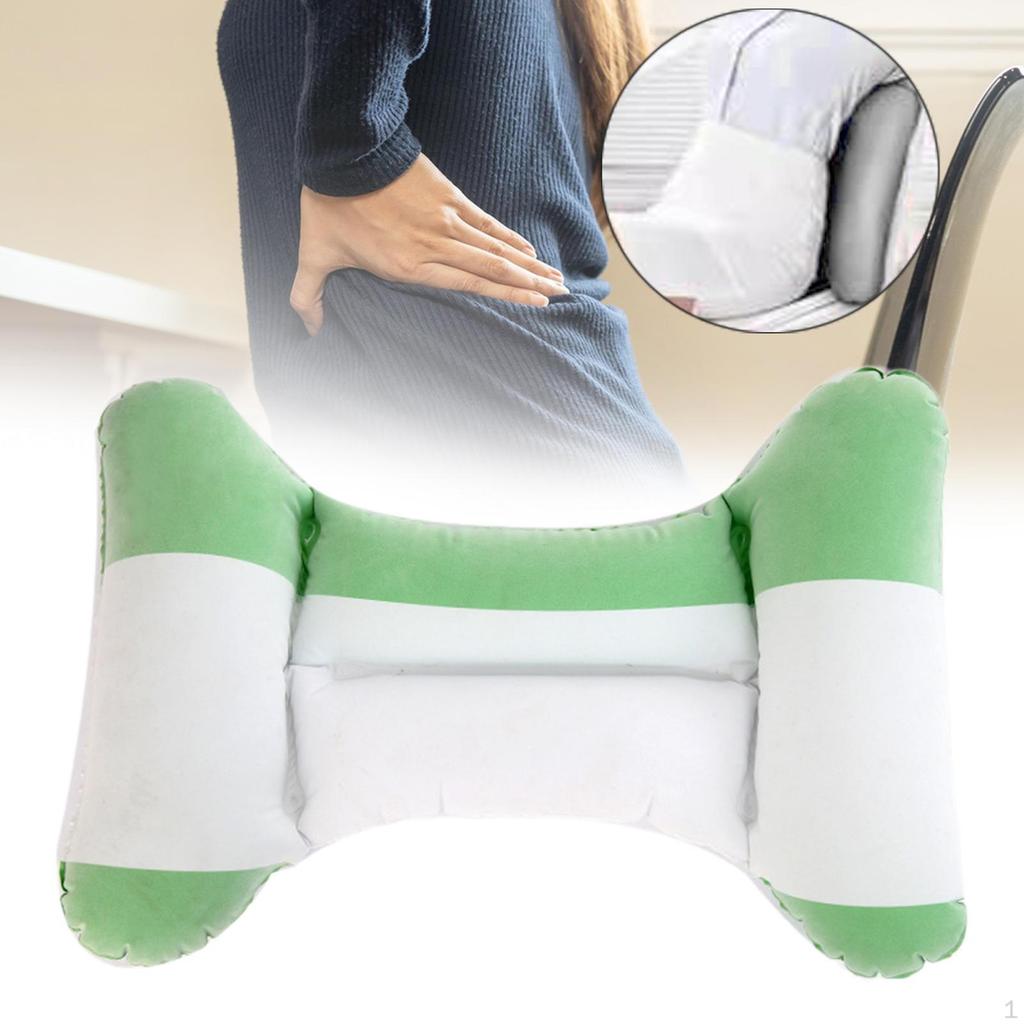Back Support Pillow Bed Portable Ergonomic Chair Low Cushion for Train