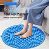 Round Acupressure Jogging Pad: Soft Silicone Foot Massage & Sensory Integration Board for Adults & Children