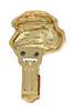 Border Terrier – Brooch with a clip, gold-plated holder for a race number | Art-Dog