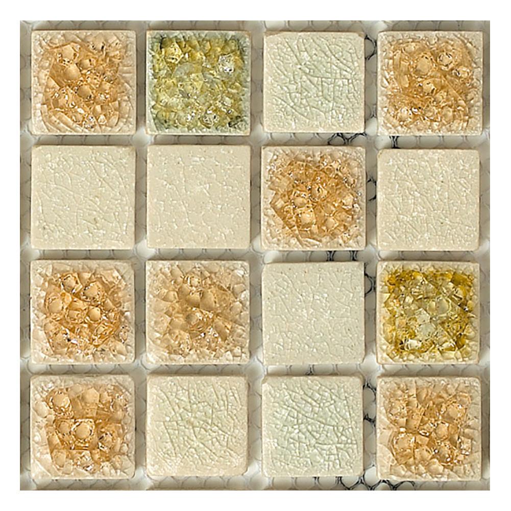 20pcs//set DIY Waterproof Self Adhesive 3D Wall Stickers Mosaic Tile Decal