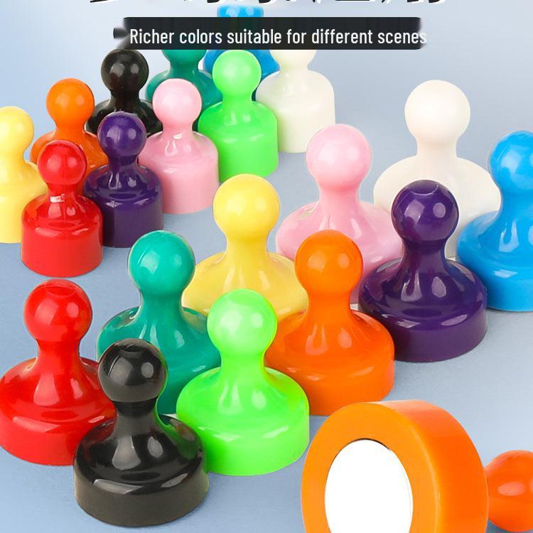 Round Magnetic Pins & Clips: Strong Magnets for Whiteboards, Blackboards, Calligraphy, Painting, and Display Holders