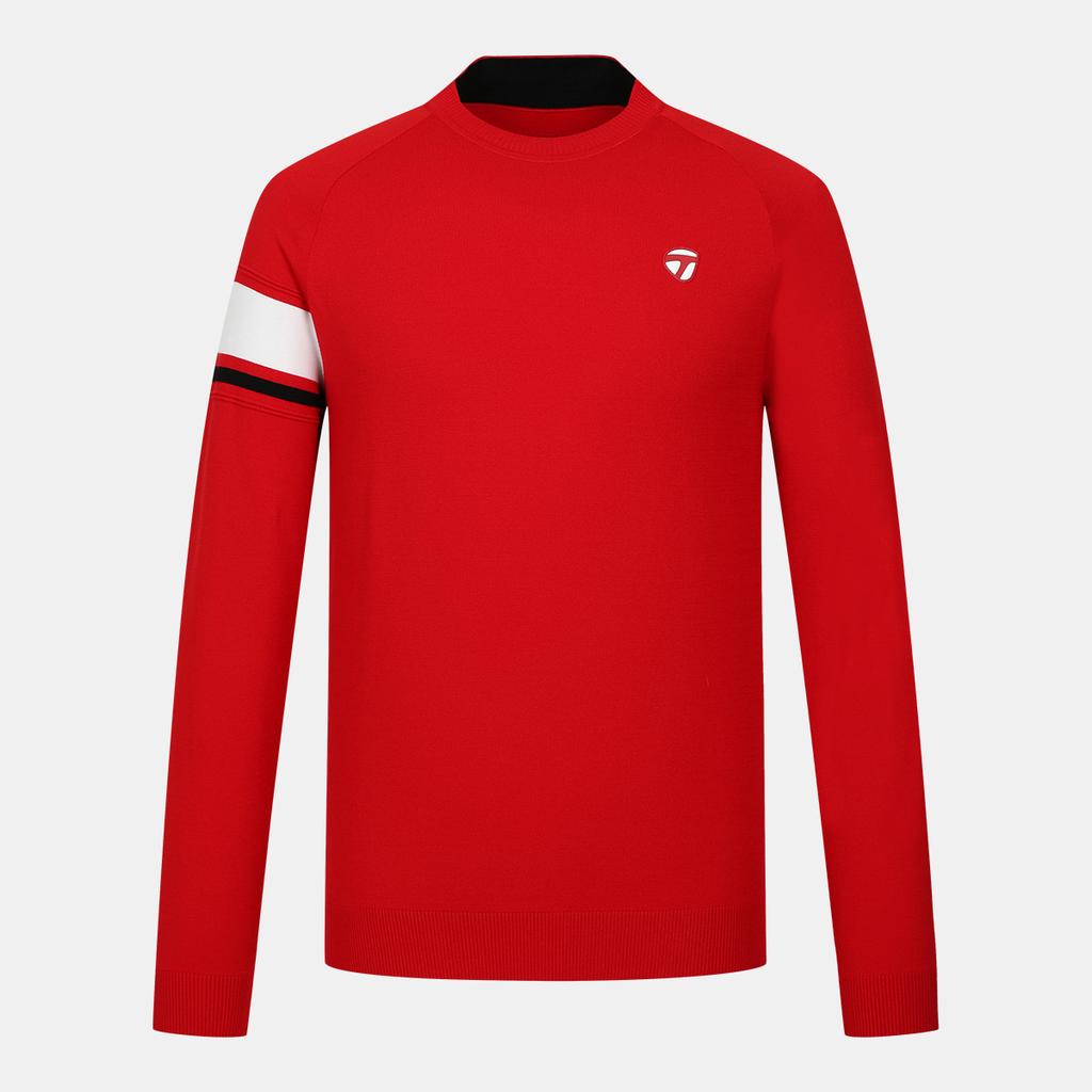 TAYLORMADE APPAREL 26Ss Men'S Color-Blocked Sleeve Pullover Sweater T8031S61223-500