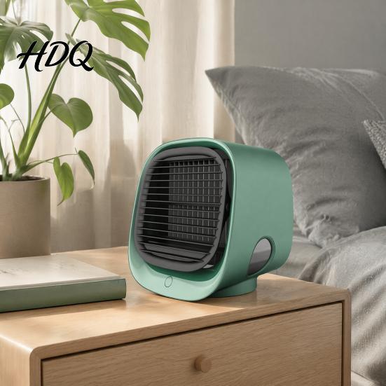 Compact Air Cooler for Home Portable & Humidifier Quiet Cooling Fan with 300ml Tank
