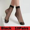 Summer Transparent Crystal Invisible Socks Women Sexy Ultra-thin Breathable Elastic Short Silk Socks Ladies Ankle Socks