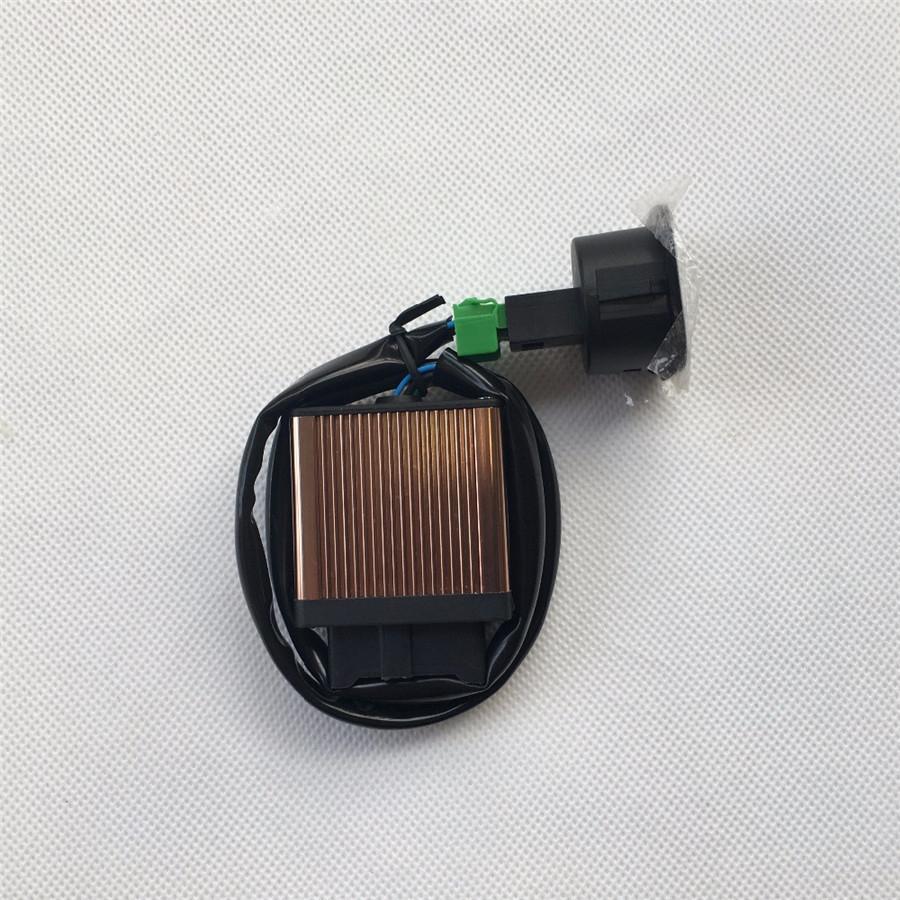 2 Seats Universal Two Seater Switch Carbon Fiber Heated Seat Heater Kit 5-Level