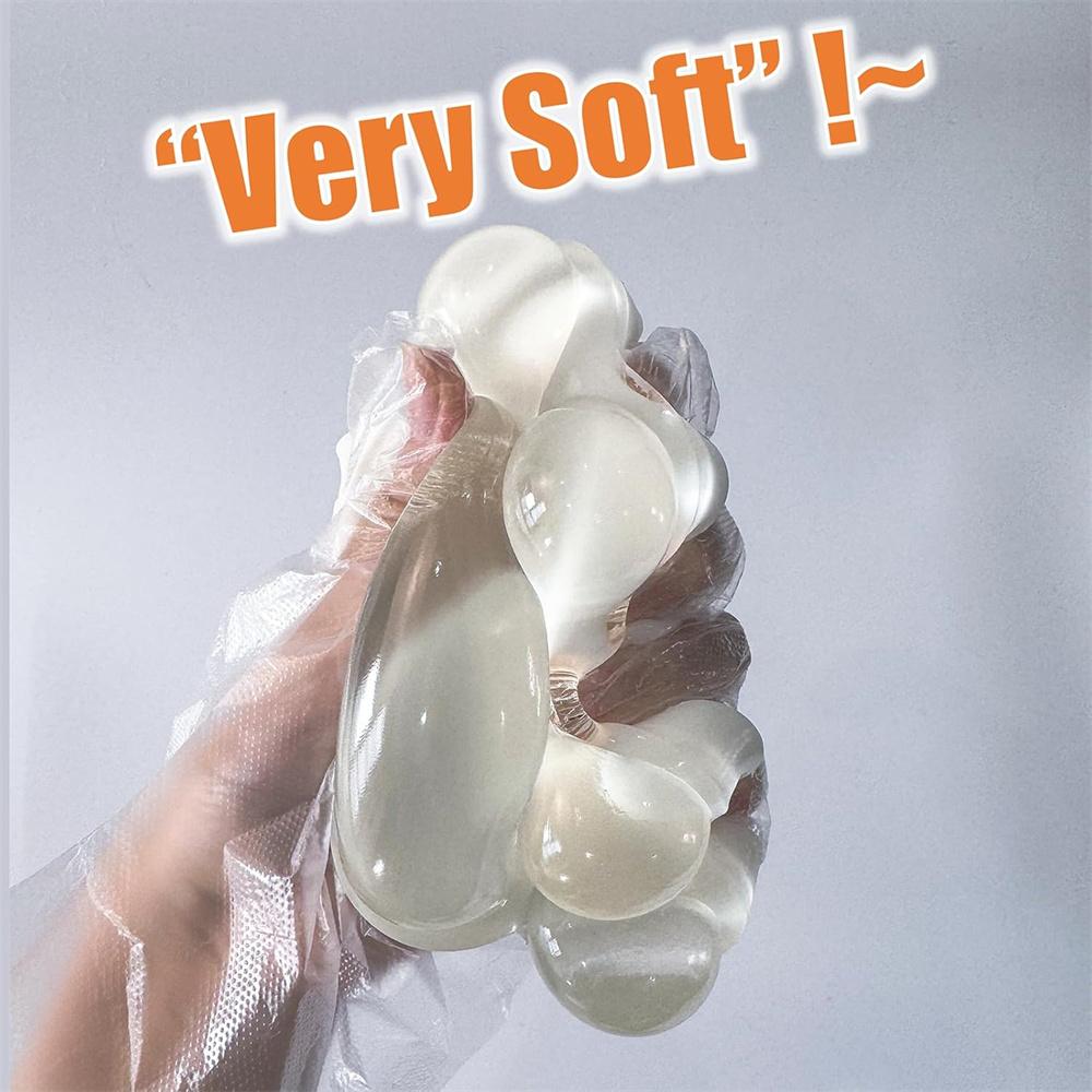 Handmade Large Cat Paw Taba Squishy Toys Clear Fufu Squishy Sensory Fidget Toys Kids Adult Anxiety Relaxation Squeeze Gift