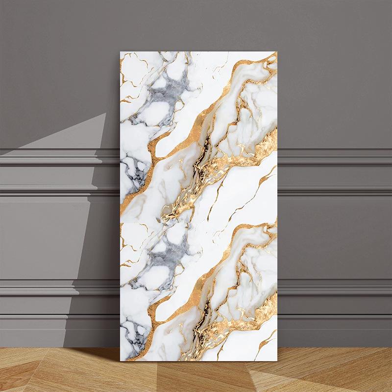Self-Adhesive Waterproof PVC Wall Stickers: Imitation Marble & Aluminum-Plastic Panels