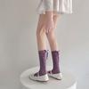 Spring and Summer Thin Socks Women's Ballet Style Calf Pile Pile Foot Socks Japanese Ins All-match Leggings