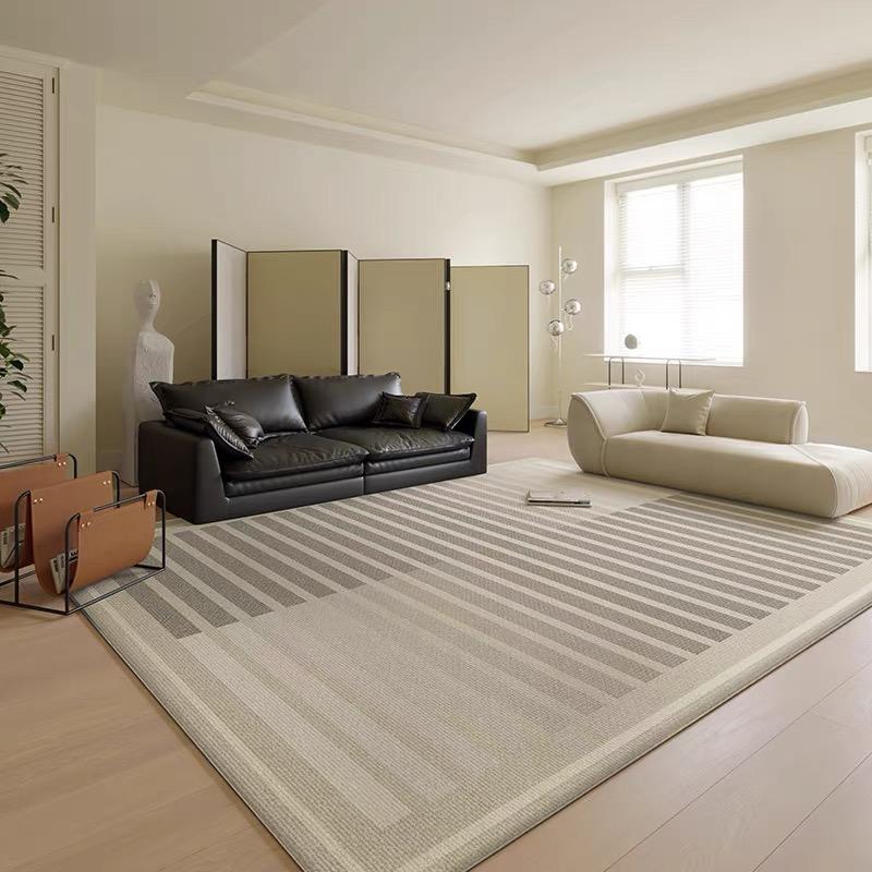 

Новый ковер VIKAMA с круглым ворсом для гостиной, светлый, роскошный, премиум-класса, не требующий стирки, кремовый, утолщенный, с полным покрытием, коврик для дивана 400mm x 600mm