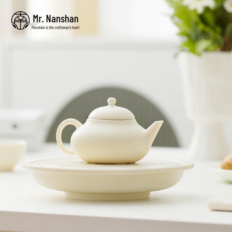 Ceramic Kung Fu Teapot with Holder