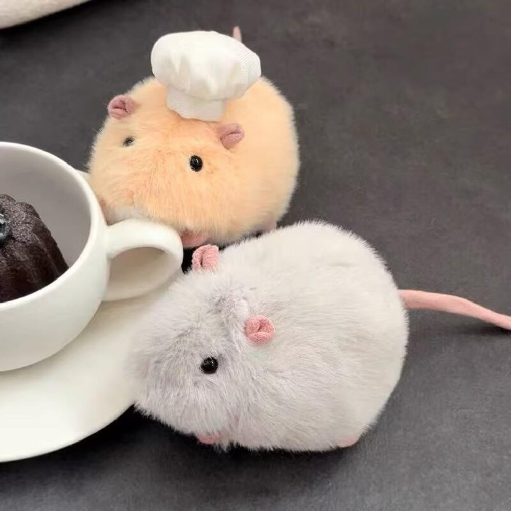 Simulation Rat Hamster Stuffed Doll Soft Mouse Plush Doll Rat Plush Doll  Birthday Gift