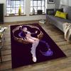 1pc KPop Demon Hunters RUMI7 Design Area Rug - Non-Slip, Soft & Cozy Floor Mat for Living Room, Bedroom, Office - Indoor/Outdoor Decorative Carpet