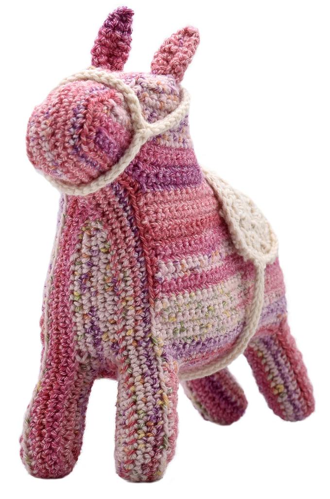 NASKA Amigurumi Kit Lana the Horse (using Knifemela Anares Medium) HT-34 Design by Elta Design (Hiroko Takeda)