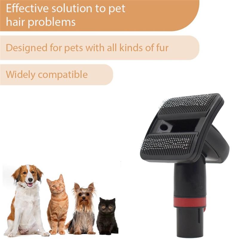 BAAM-Dog Hair Vacuum Brush Extension Tube For Dyson V7 V8 V10 V11 V15 Vacuum Attachments Pet Groom Tool Removes Loose Hair