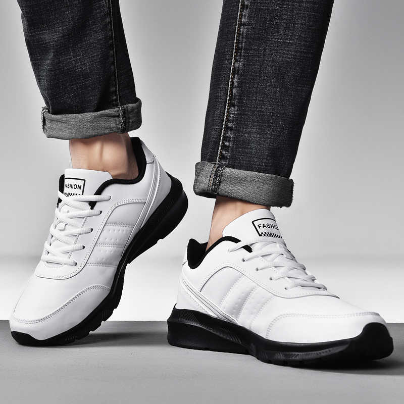 PU Leather Increases Height Boots Beige Mules Summer Shoes Mens Red Sneakers Sports Sapateneis Shoess Shows Foreign Losfers