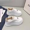 Thick-soled Muffin Little White Shoes Women's New Autumn Women's Shoes Versatile Height Increase Casual Sports Board Shoes Breathable
