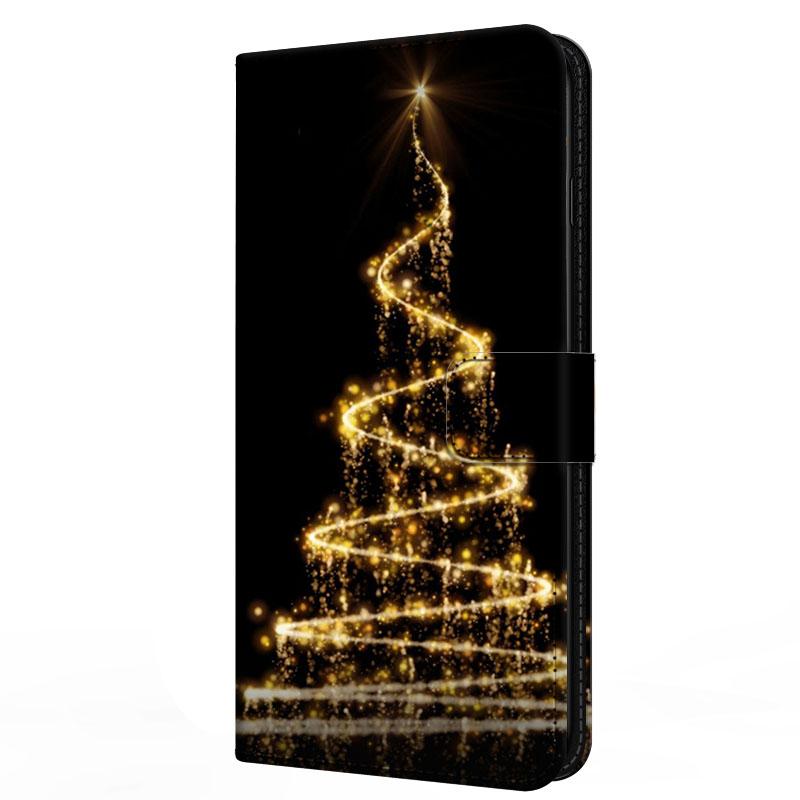 Wallet Cover For Oppo A5 4G 5G Case A5i Pro A5m Flip Stand Book Magnetic Leather Case For Oppo A5x 4G 5G Christmas Cases A 5x