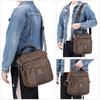 Lion Leiden Vintage Genuine Cowhide Leather Crossbody Shoulder Bag for Men
