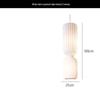 Minimalist Japanese Wabi-sabi Barrel Pendant Light