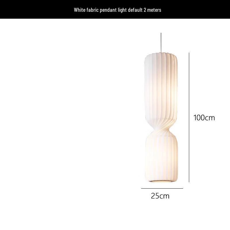 Minimalist Japanese Wabi-sabi Barrel Pendant Light