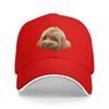 Cockerpoo Puppy Designer Dog Poodle Mix Baseball  Fashion Baseball Hats Breathable Casual Casquette Outdoor Unisex