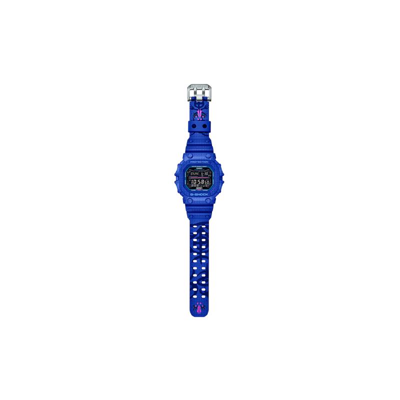 Casio Five Tiger Generals Series International Version Zhang Fei Five Elements Belongs To Water Zhang Bayou Snake Street Small Square LCD GX-56SGZ-2JR
