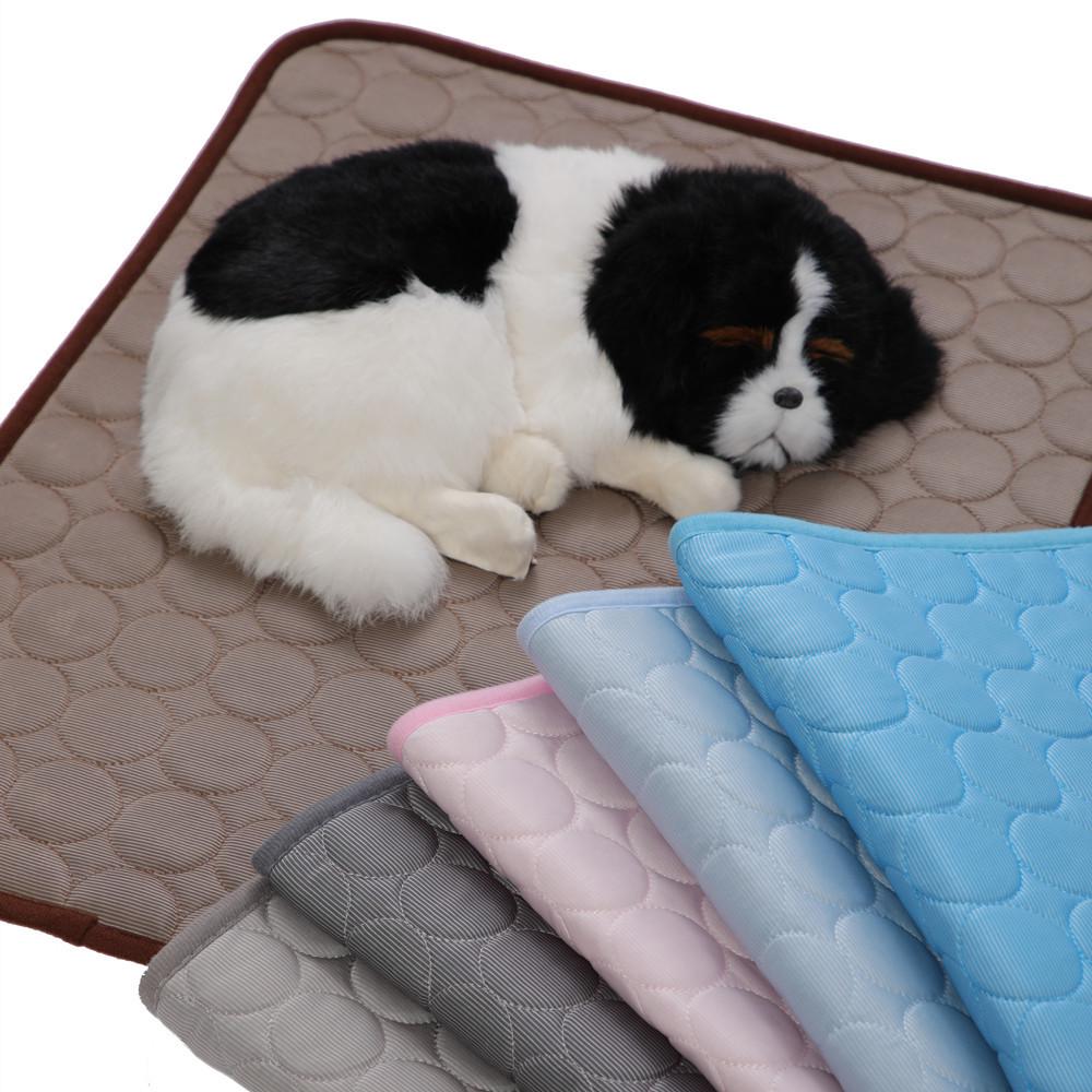 Ice Silk Pet Cooling Mat - Cold Gel Pad for Dogs & Cats, Home & Car Cushion