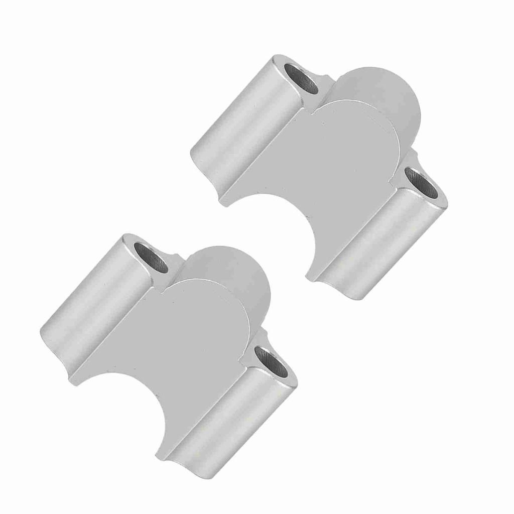 Aluminum Alloy Handbar Riser 7Celsius8 22mm Motorcycle Handbar Rising Clamp(Black)