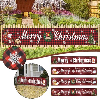 Nikitas Best Banner Flag Pulling | Merry Christmas Christmas Outdoor Banner Flag Pulling