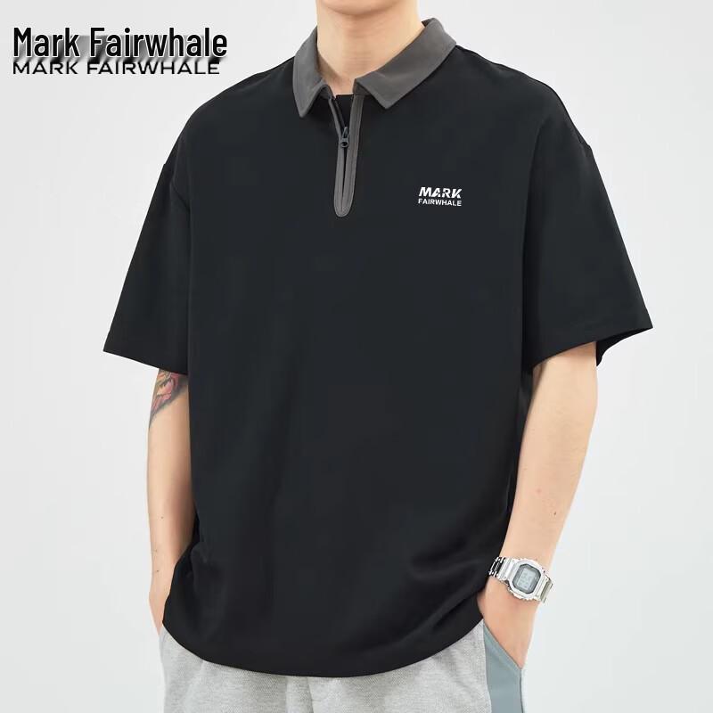 Mark Fairwhale Men s Half-Zip Polo T-Shirt XL