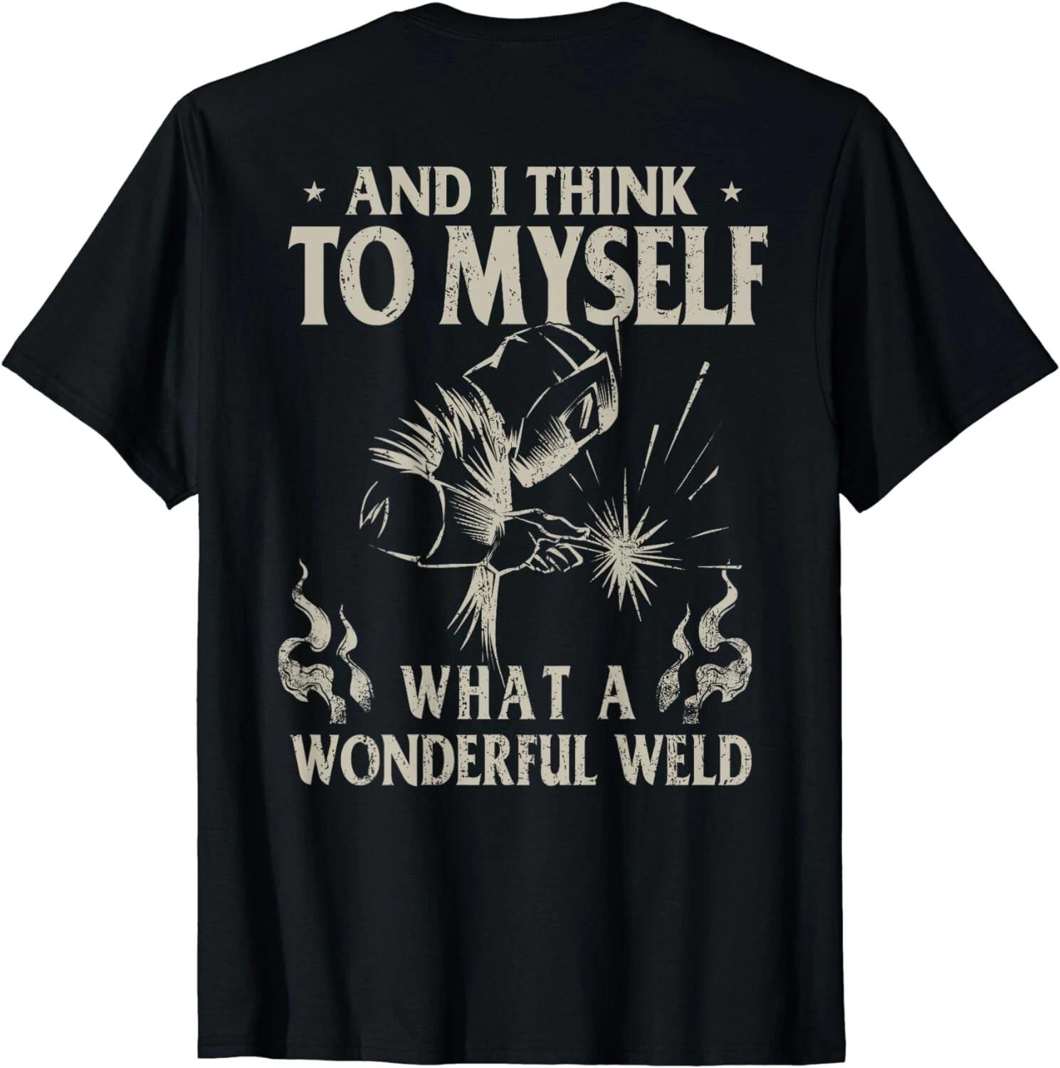 

Vintage Welding Design For Men Dad Blacksmith Worker (ON BACK) - Unisex T-Shirt XL