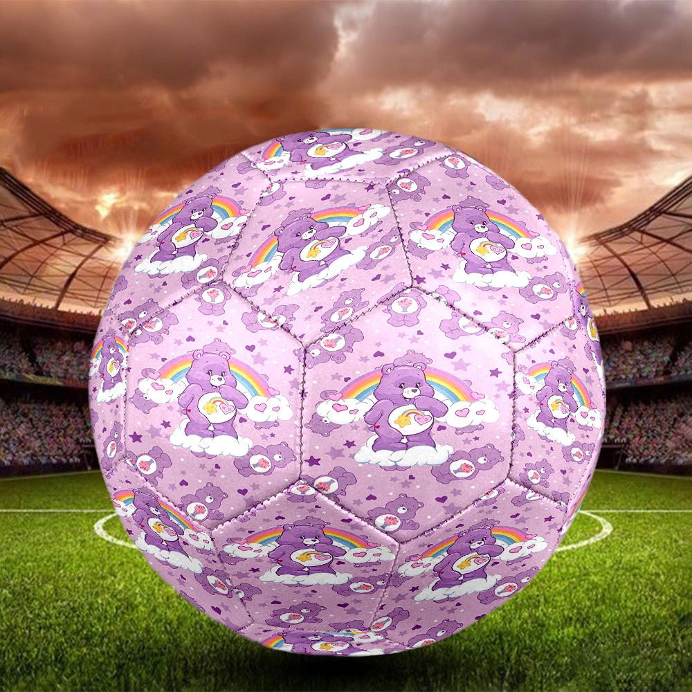 Care Bears Print Size 5 Soccer Ball, Standard Match Football for Sports Game and Team Practice, Ideal Gift for Soccer Fans