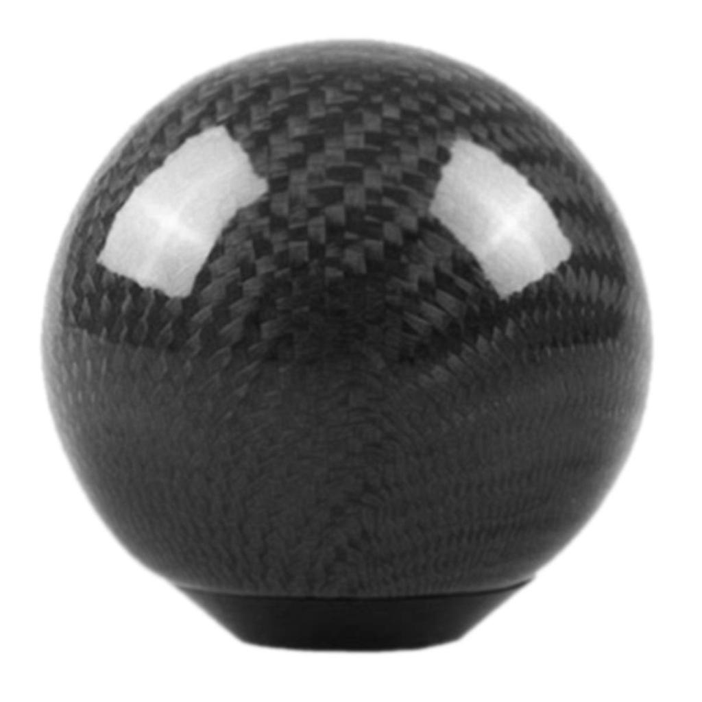 Sakan Car Shift Knob Round Carbon Black Black 2 55cm