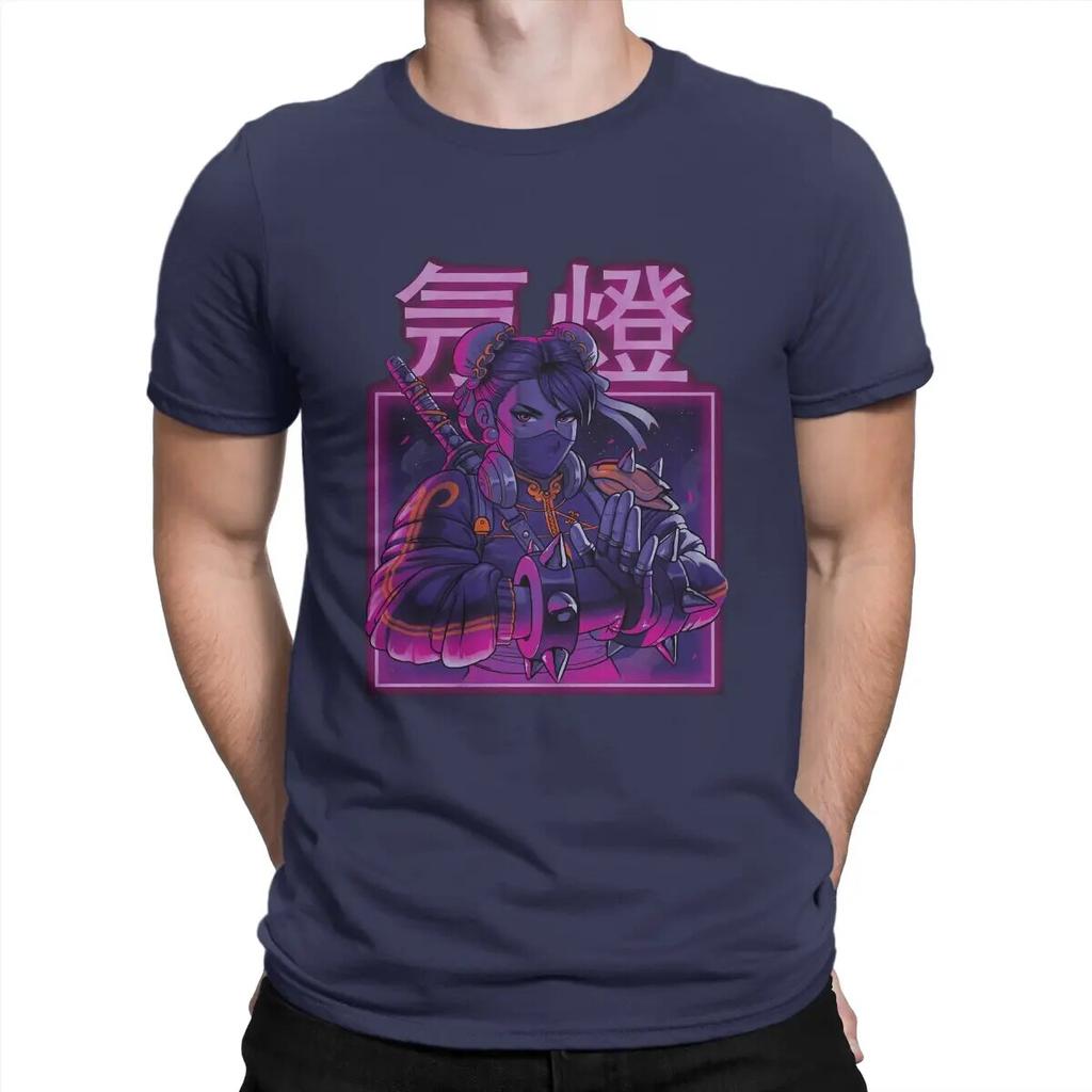 Street Fighter Unisex TShirt Chun Li Neon Spring Fashion T Shirt Harajuku Streetwear New Trend