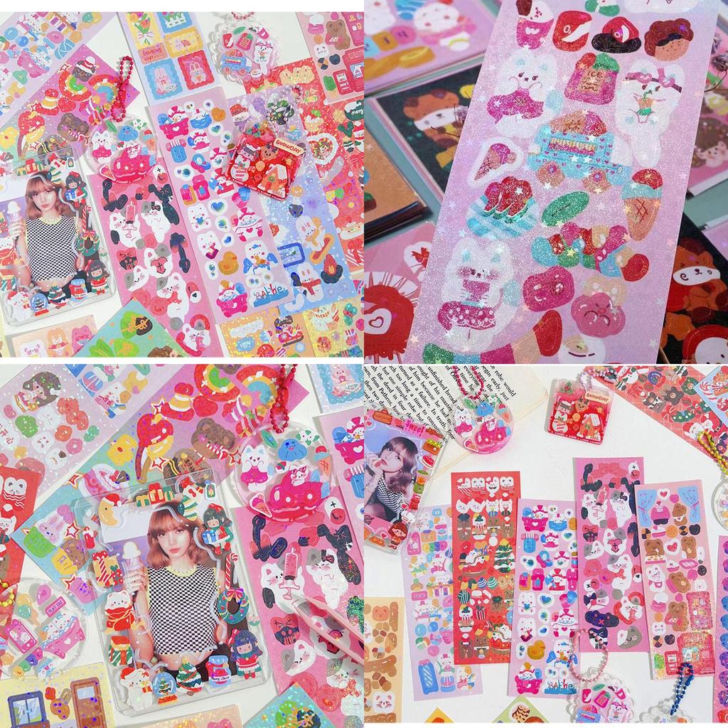 Cute And Colorful Laser Diy Star Stickers For Stationery And Decoration Wholesale