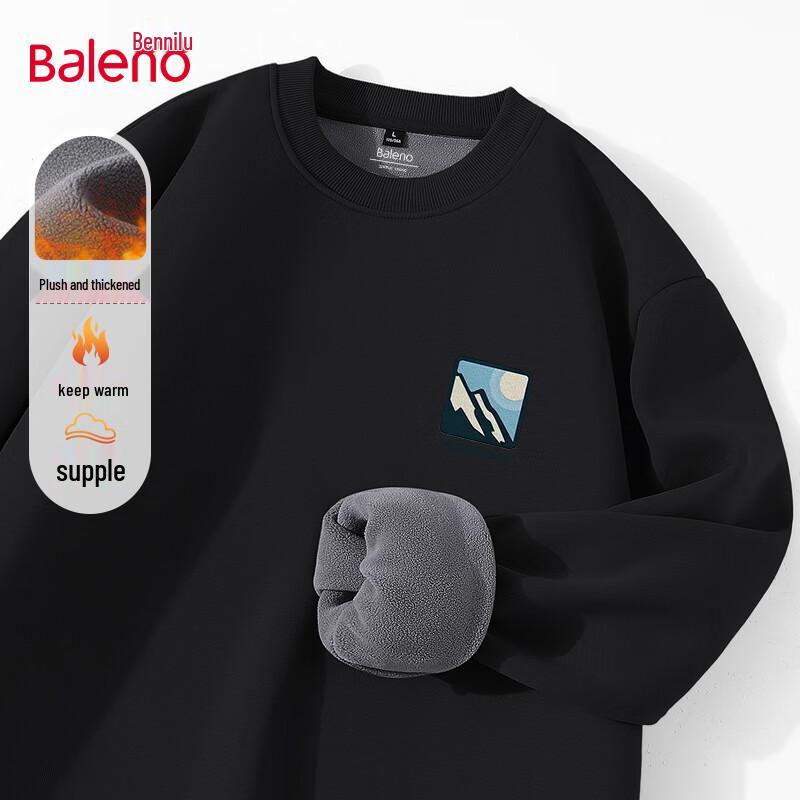 

Baleno Men s Fleece Lined Crewneck Sweatshirt 3XL