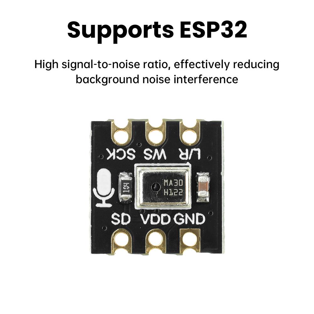 INMP441 omnidirectional microphone module MEMS sensor 24 bit high-precision low-power I2S Digital Output Sensor Module for ESP32