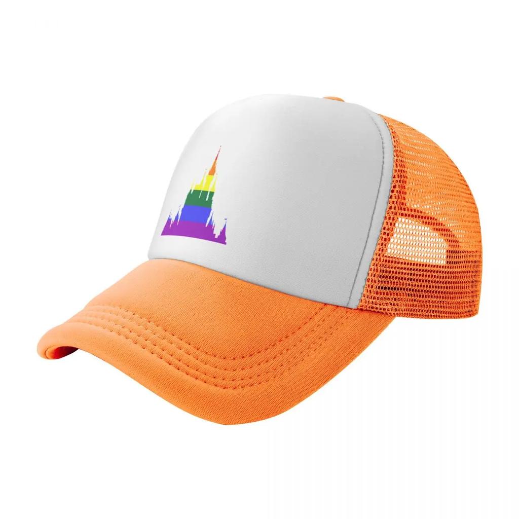 Rainbow Magic Castle Silhouette Mark III Baseball Cap Big Size Hat Anime Funny hats Male Womens