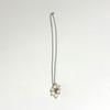 Used TASAKI Pearl Decoration Necklace Silver Color