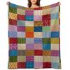 Fine Knit Design Pattern Throw Blanket Winter Beds Moving Blankets For Baby for Sofa Blankets