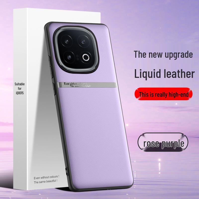 Liquid Leather TPU Case for iQOO15: Full Coverage, Precise Cutouts, Anti-Fall, Anti-Fouling, Luxurious Design