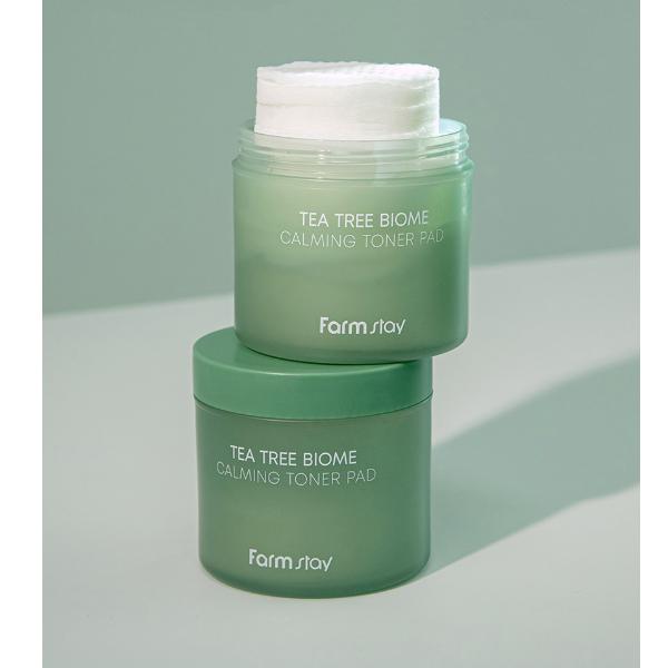 Farm Stay Tea Tree Biome Camming Toner Pad 140 Ml (three Options)